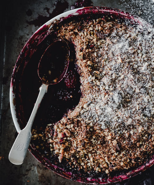 RECIPE: Black Forest Fruit Crumble