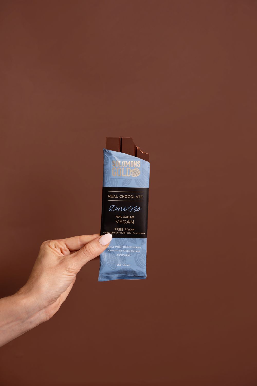 Dark Nib 75% Chocolate Bar - 55g