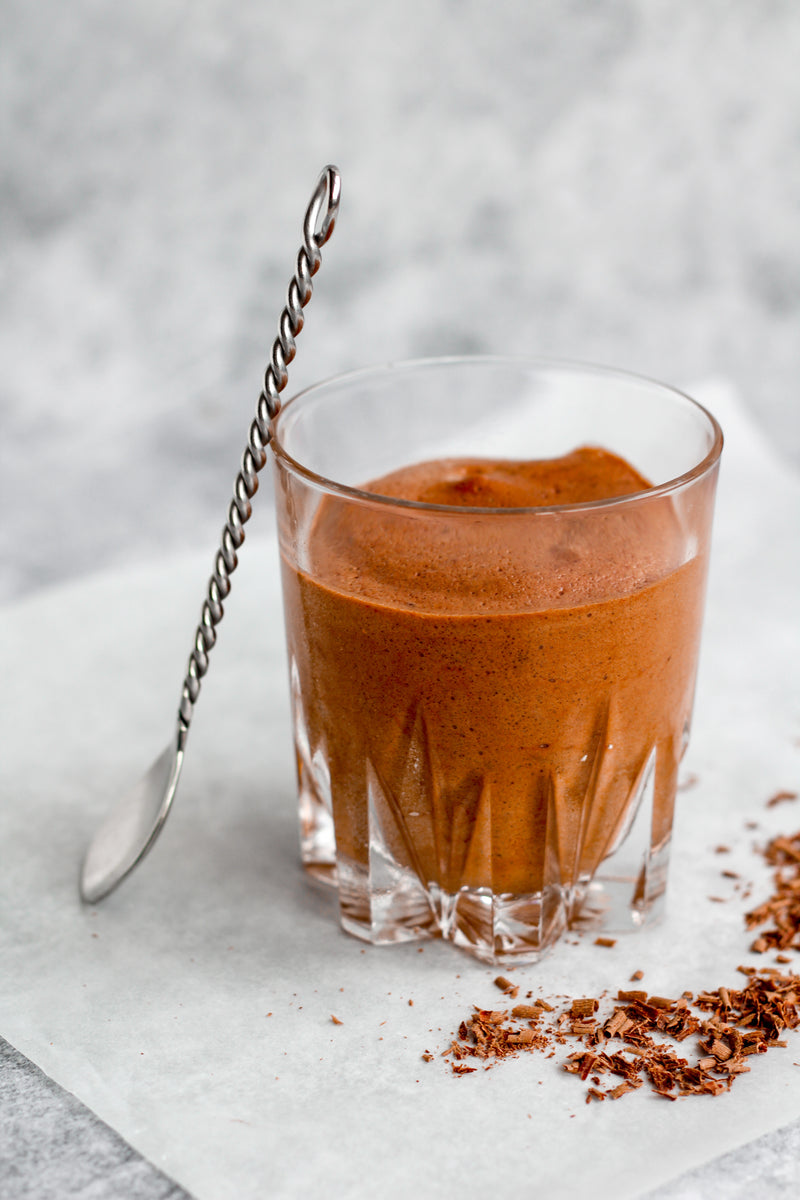 RECIPE: VEGAN RASPBERRY CHOCOLATE MOUSSE