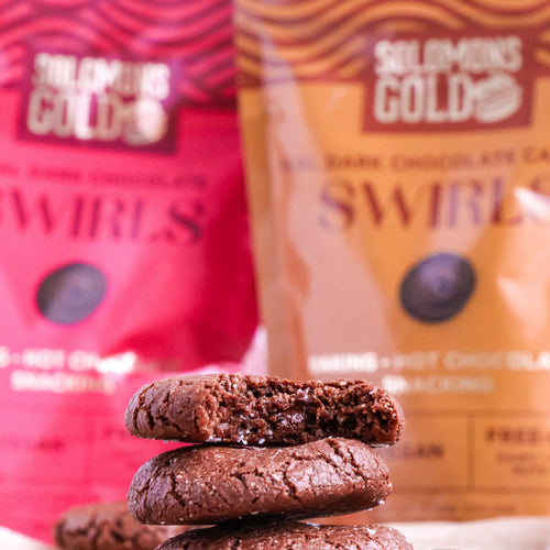 Recipe: Double chocolate vegan mini cookies
