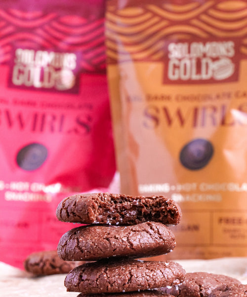 Recipe: Double chocolate vegan mini cookies