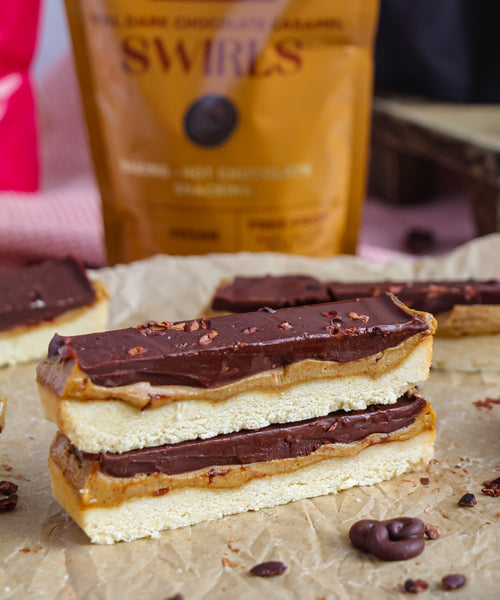 Recipe: Caramel vegan Twix bars
