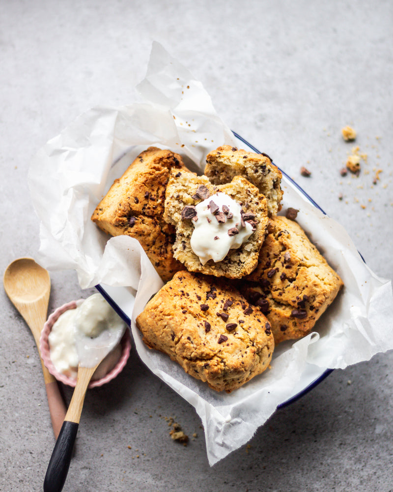 RECIPE: Gluten Free Dark Chocolate Scones