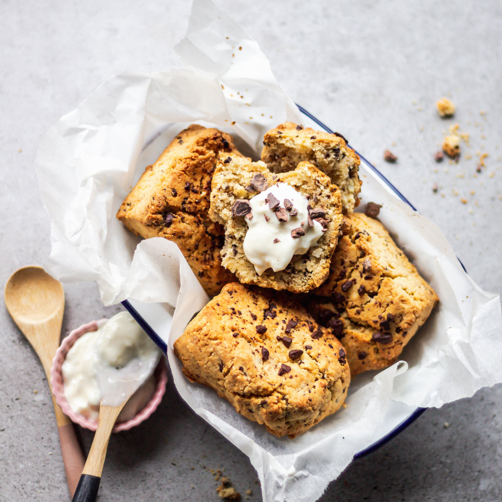 RECIPE: Gluten Free Dark Chocolate Scones