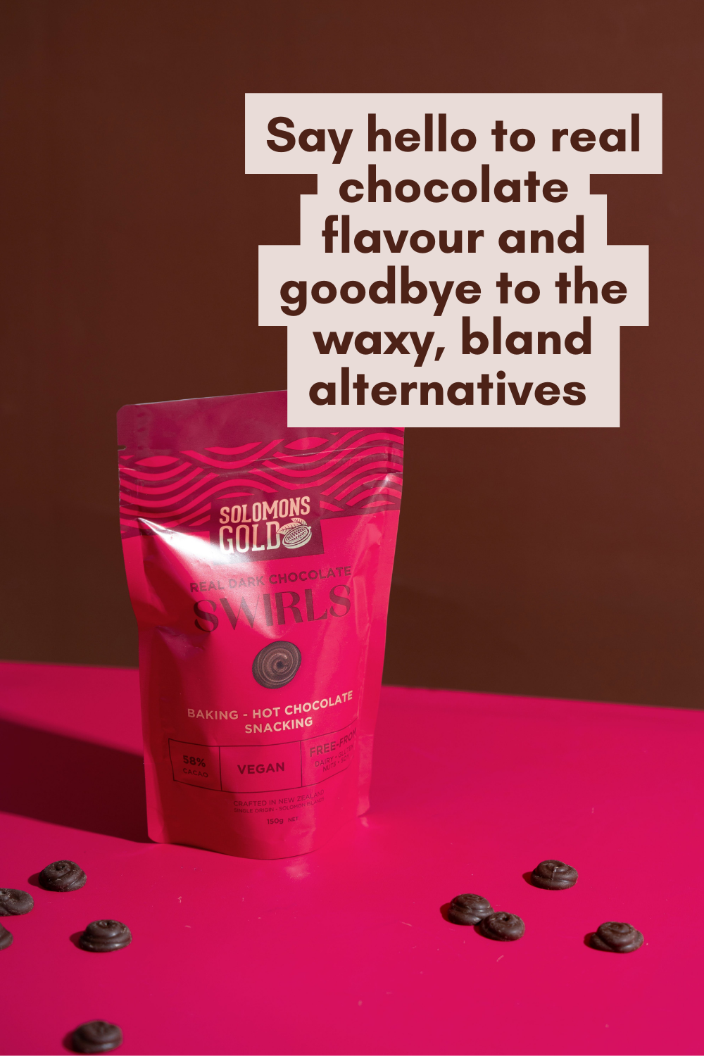 Dark Chocolate Swirls 58% - get 2 for the price of 1 - while stocks last!