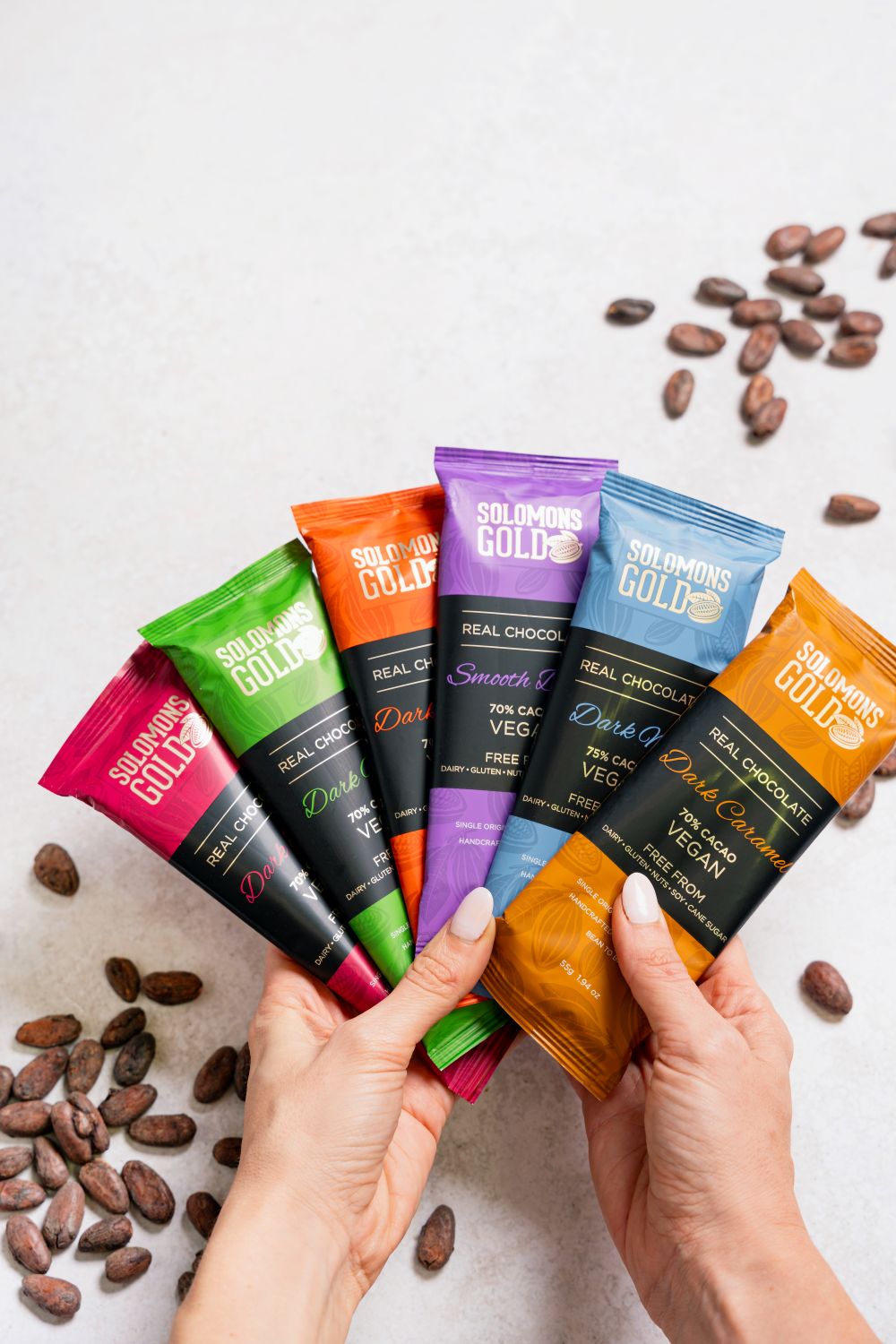 Classic Dark Chocolate Bar Bundle - 55g x 6