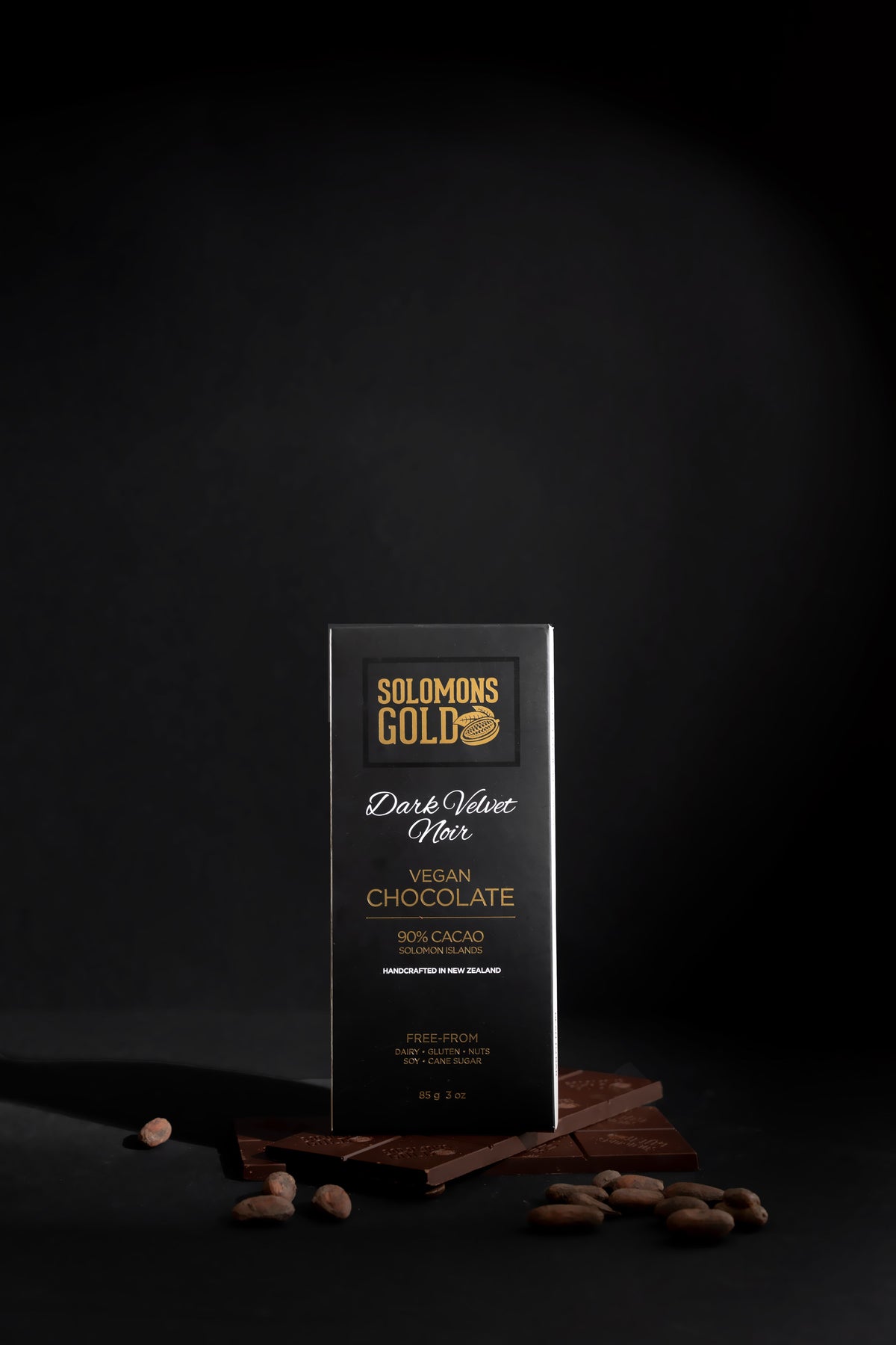 Dark Velvet Noir 90% Chocolate Bar - 85g