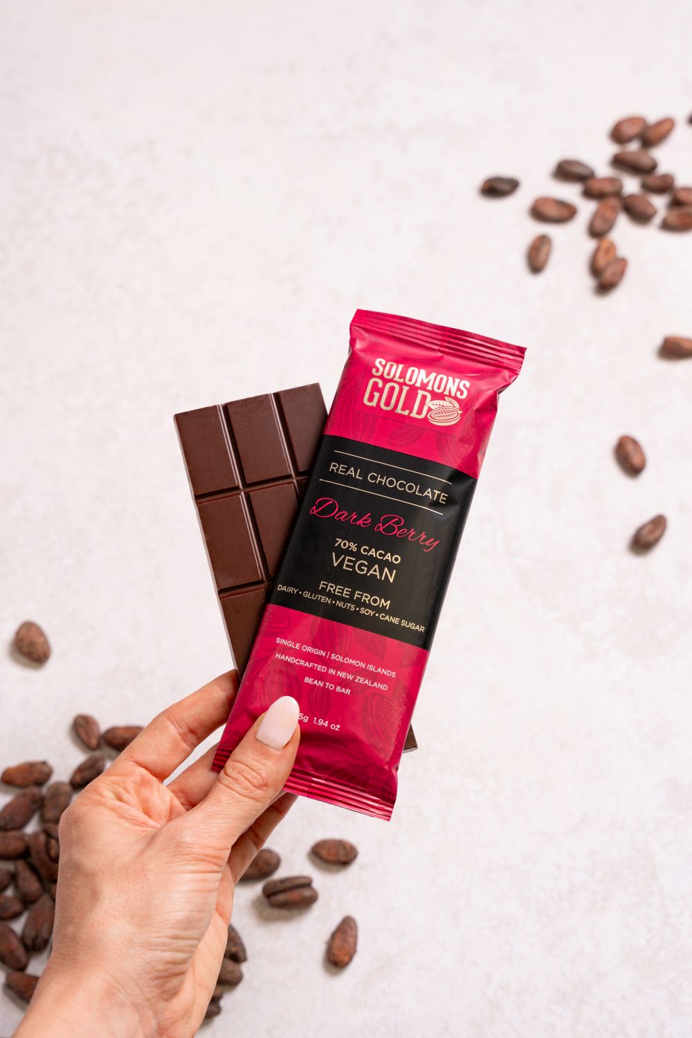 Dark Berry 70% Chocolate Bar - 55g