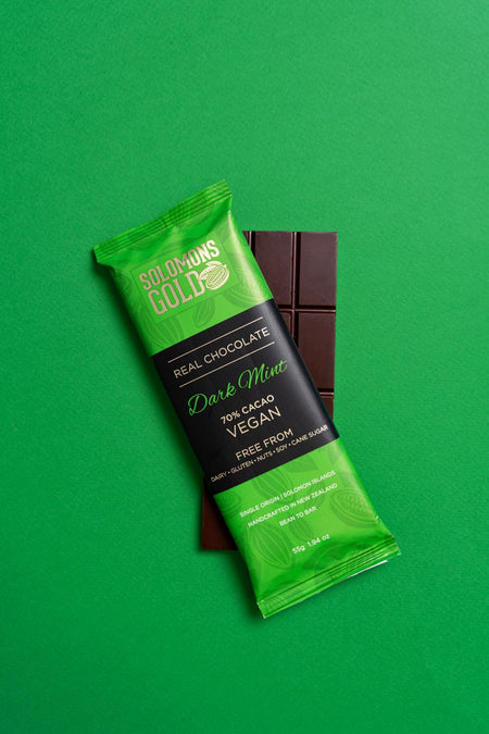 Dark Mint 70% Chocolate Bar - 55g
