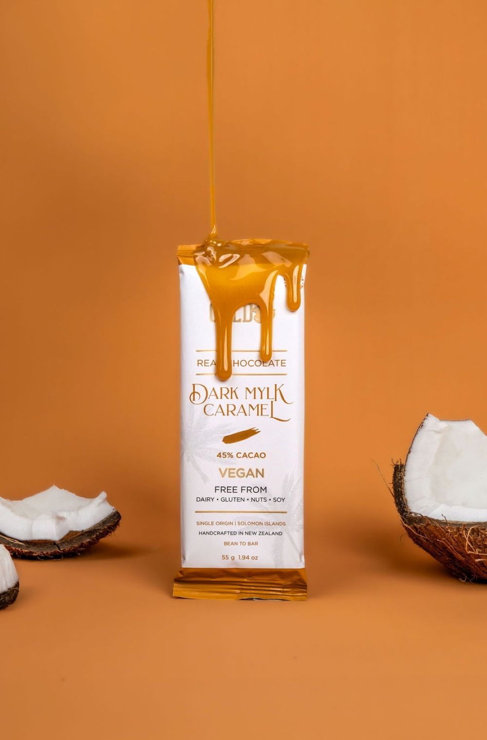 Dark Mylk Caramel 45% Chocolate Bar - 55g
