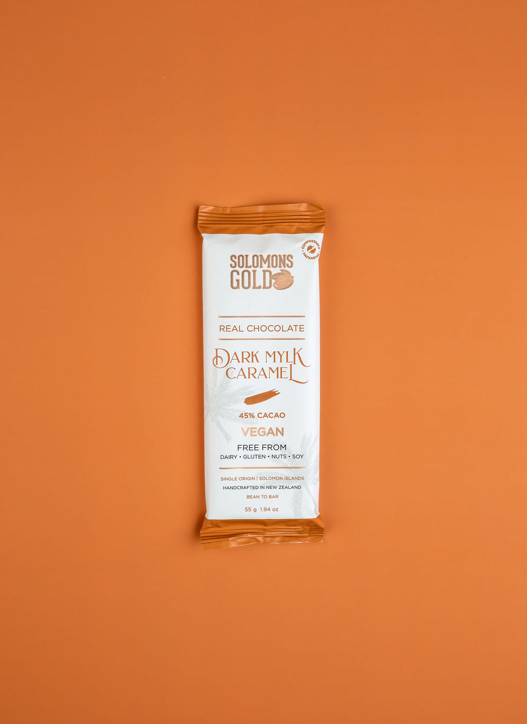 Dark Mylk Caramel 45% Chocolate Bar - 55g
