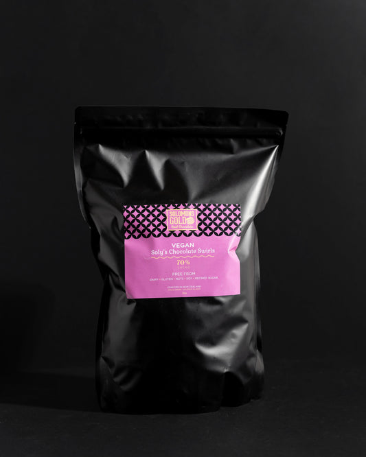 Soly's Chocolate Swirls 70% Cacao, 500g - Refined Sugar Free