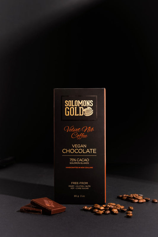 Velvet Nib Coffee 75% Chocolate Bar - 85g